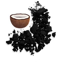 Carbón activado de coco